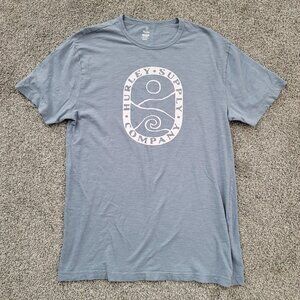 Men's Blue Hurley Crew Neck T-shirt Medium